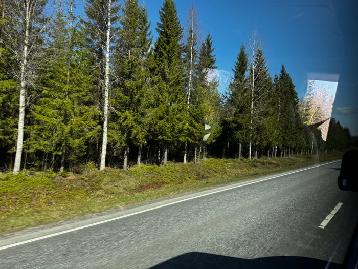 Road from Tampere to Mantta Finland Road from Tampere to Mantta Finland