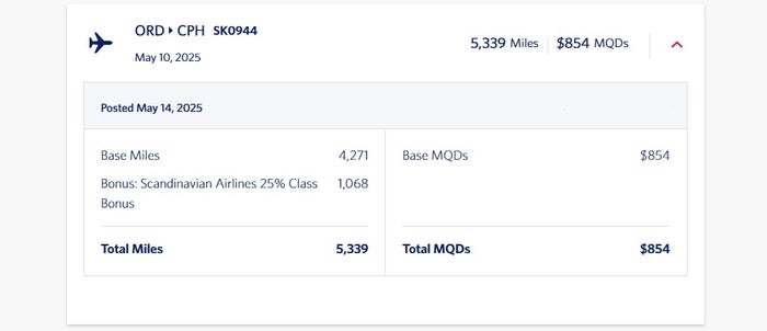 SAS Delta MQDs Earned 1