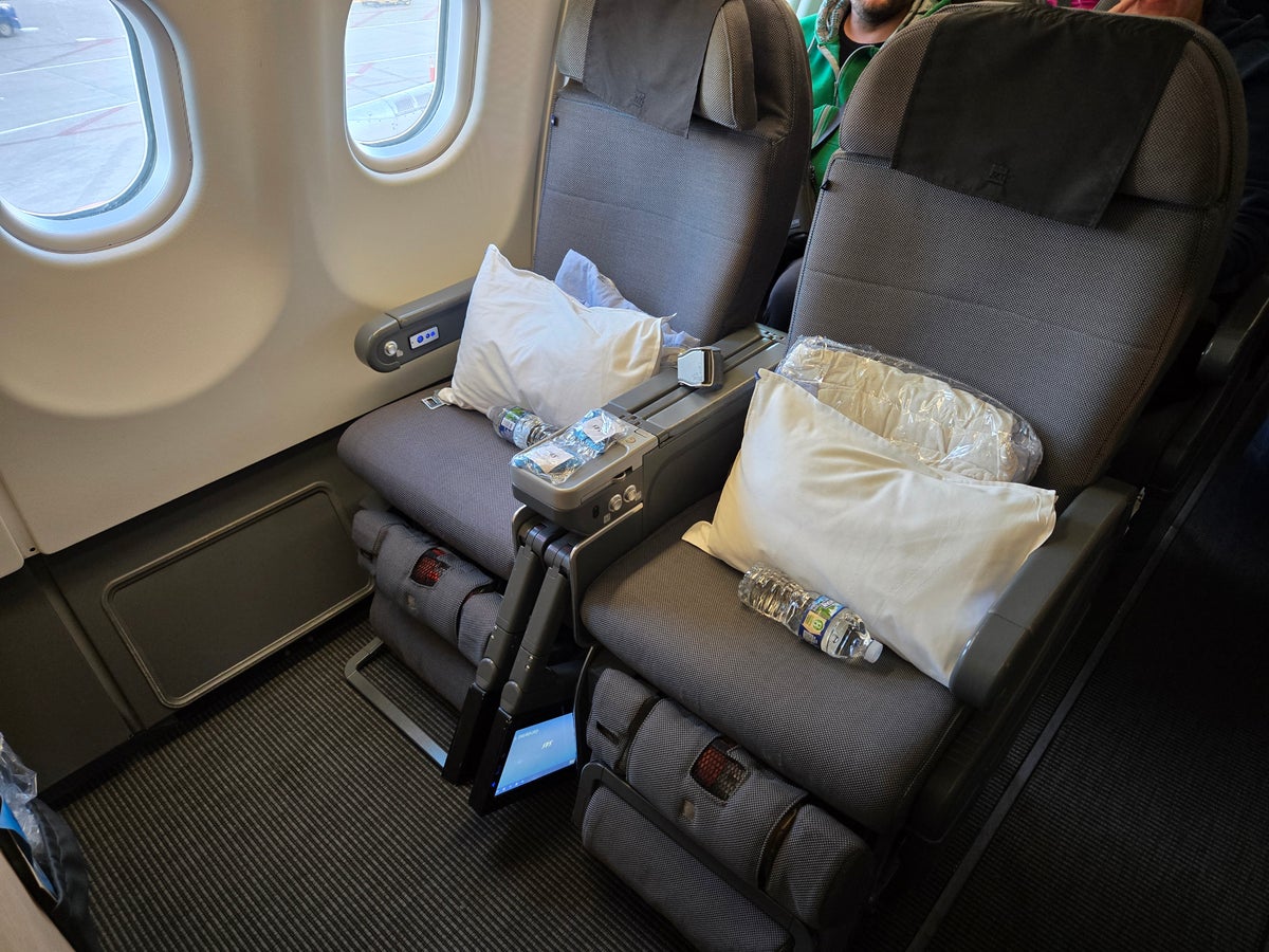 SAS premium economy seat