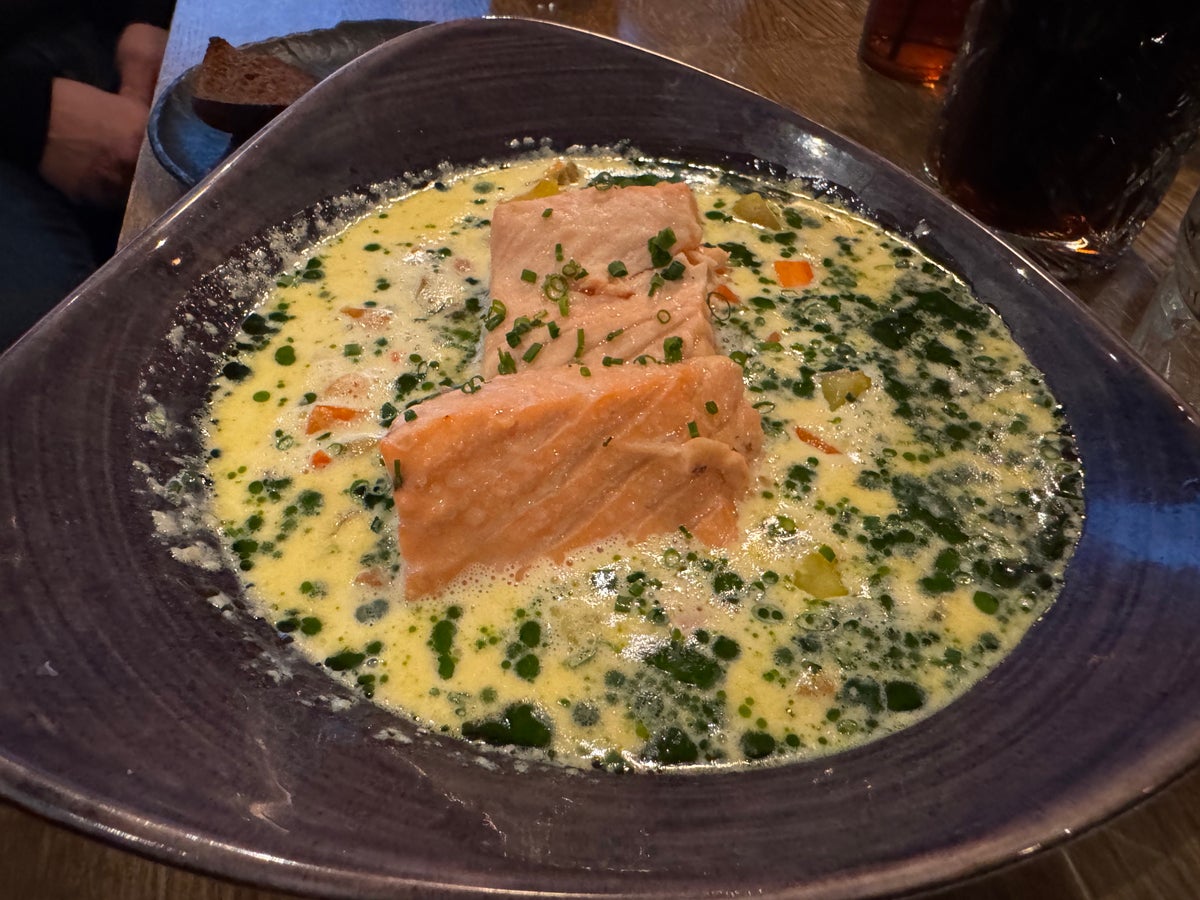 Sauna Restaurant Kuuma salmon soup