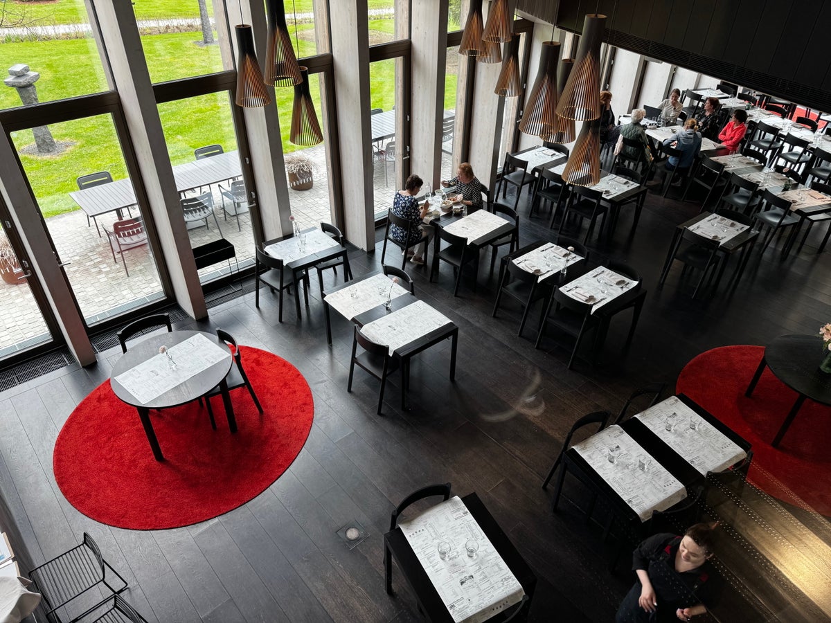 Serlachius Manor Mantta Finland Restaurant Gosta overhead