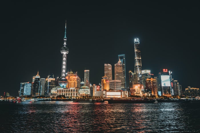 Shanghai Bund night