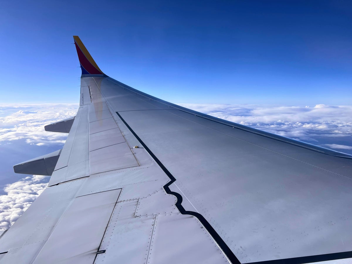 Southwest airplane wing