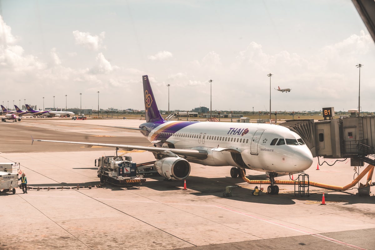 Thai Airways plane at BKK
