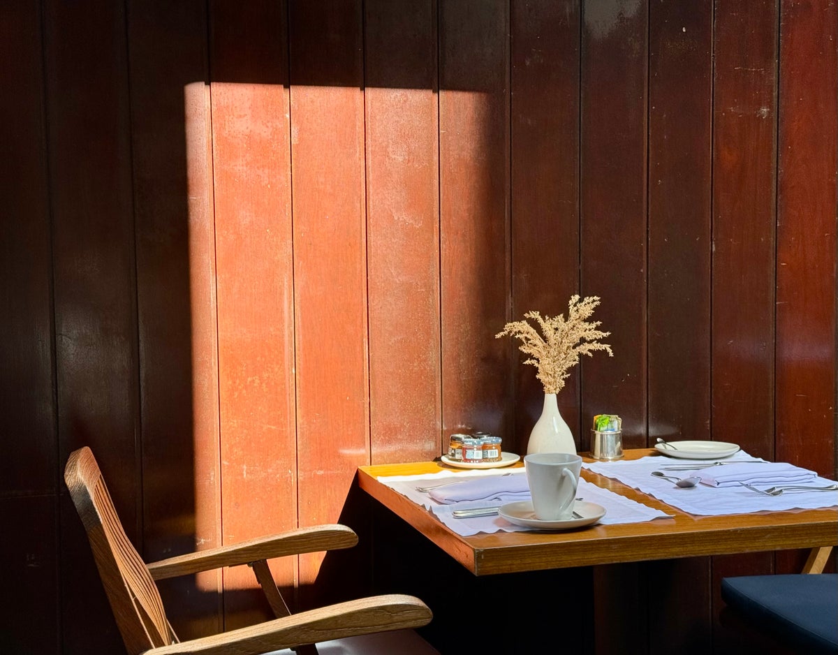 The breakfast area at the Fasano Rio de Janeiro