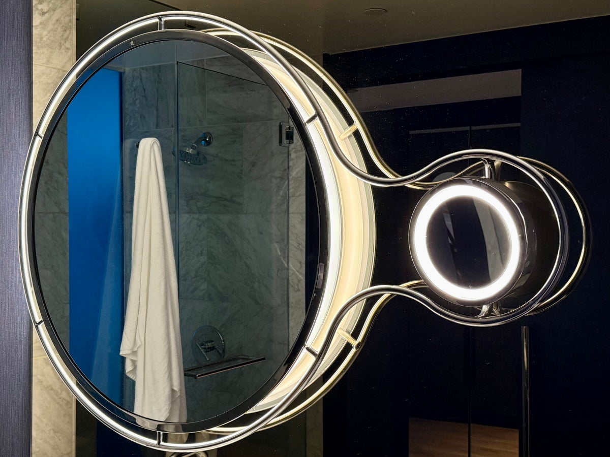 W Hollywood bathroom mirror 