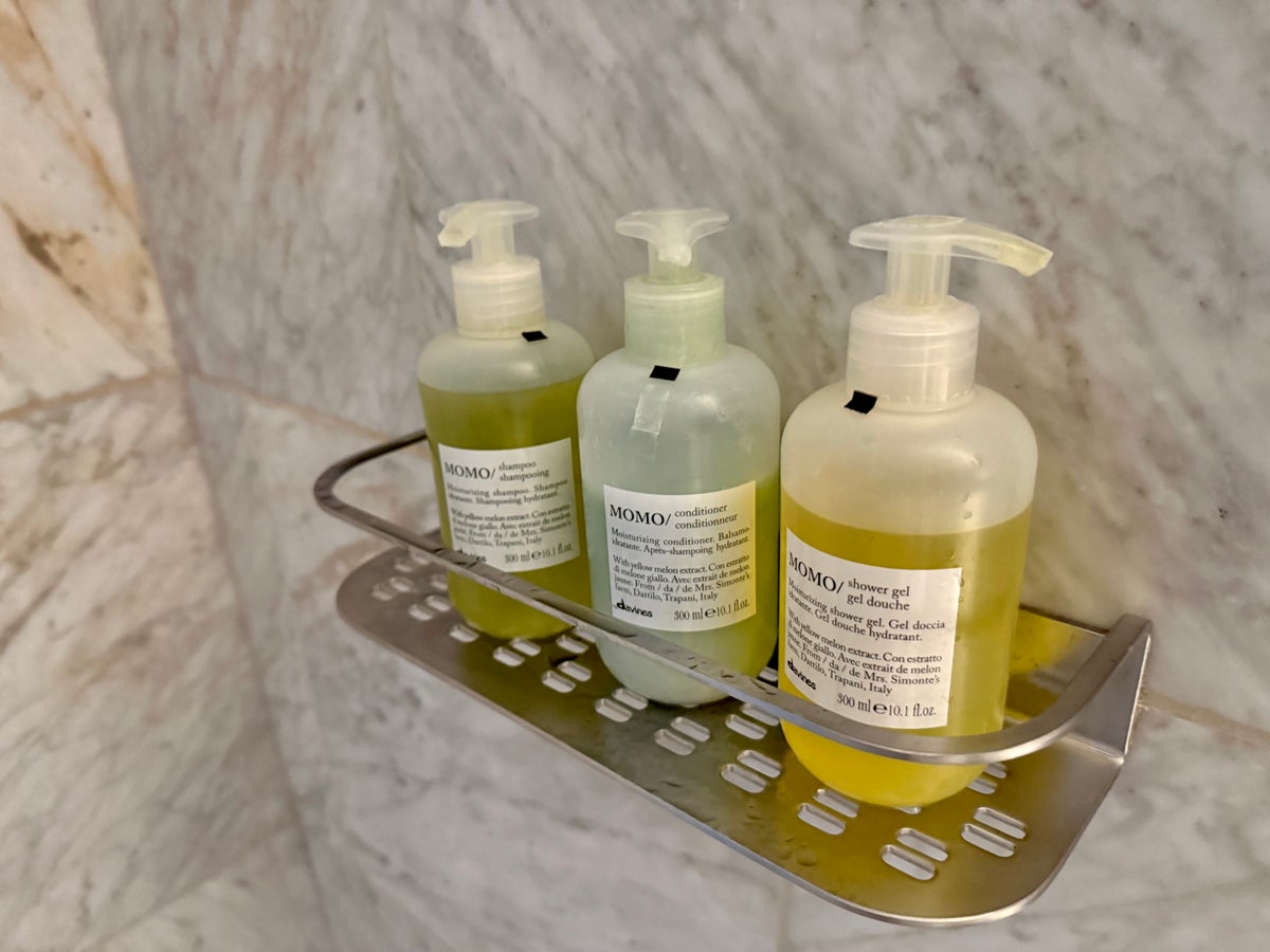 W Hollywood bathroom shower amenities