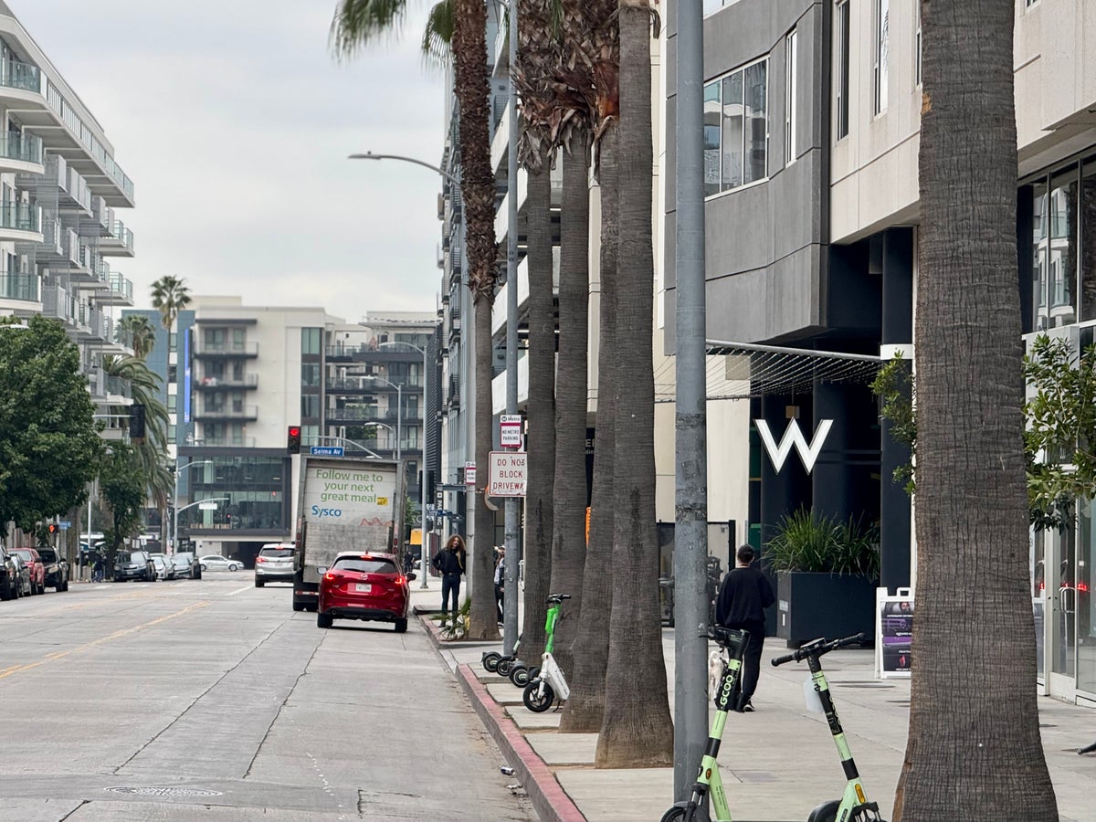 W Hollywood from the street