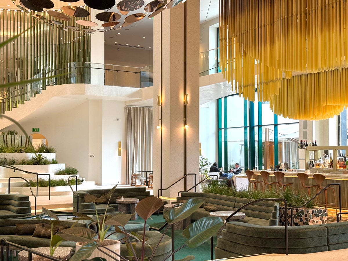 W Hollywood lobby entrance