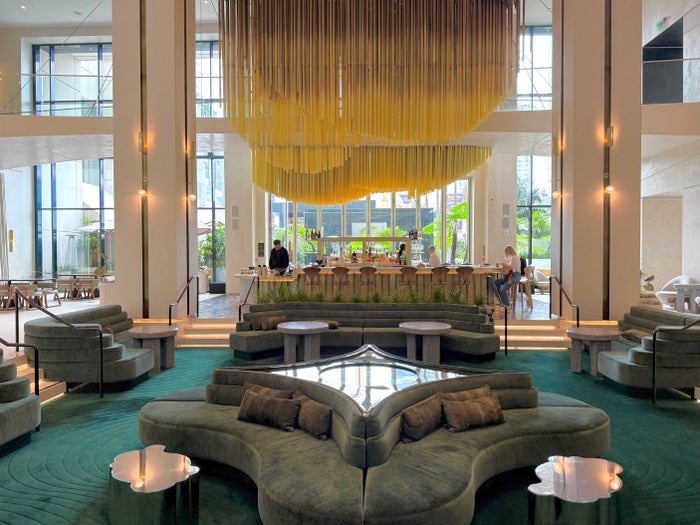 W Hollywood lobby W Hollywood lobby
