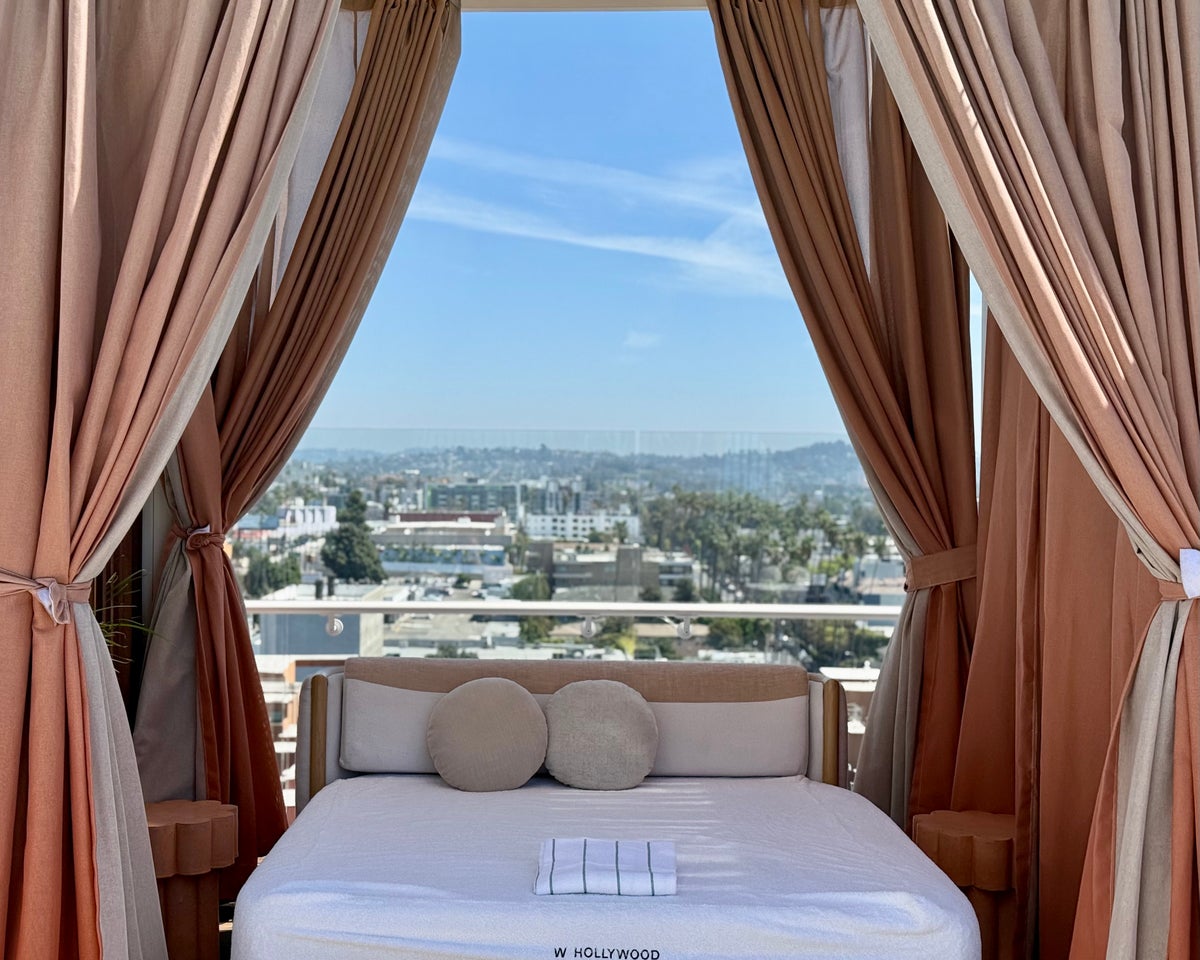 W Hollywood pool cabana