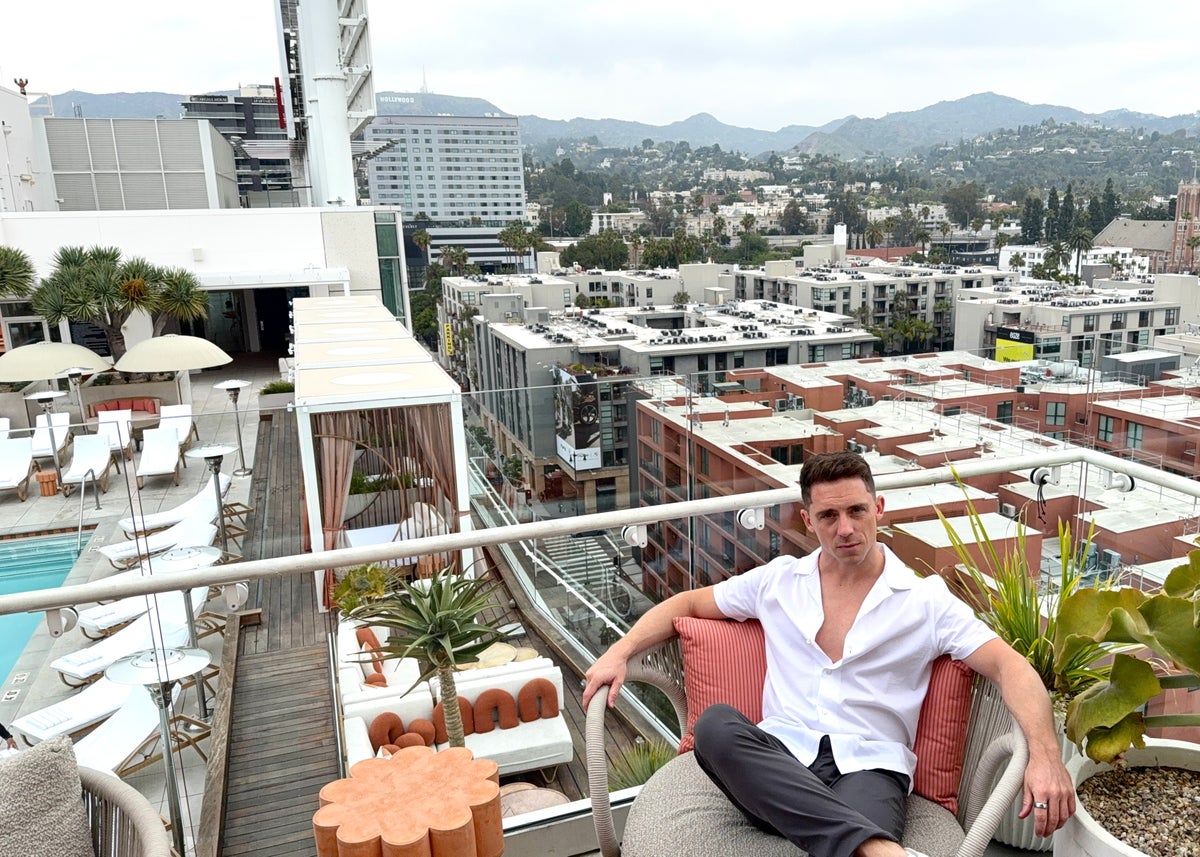 W Hollywood relaxing at the roof