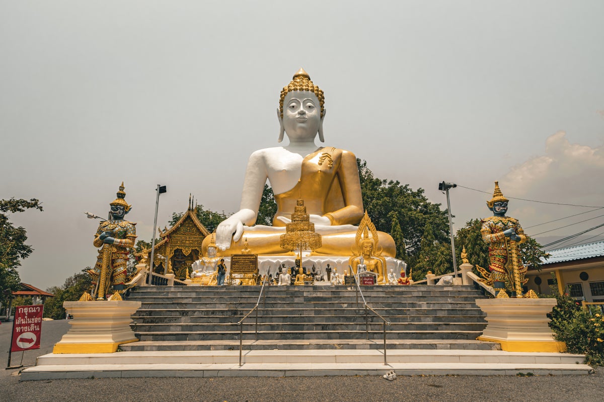 Wat Phrathat Doi Kham large Buddha