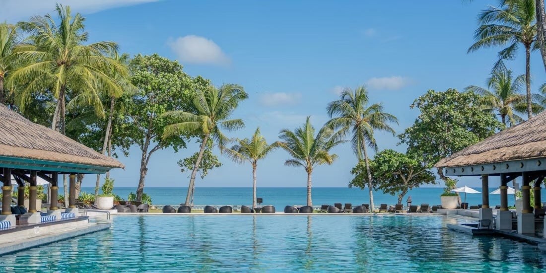 intercontinental bali pool and beach