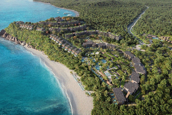 st regis papagayo aerial rendering
