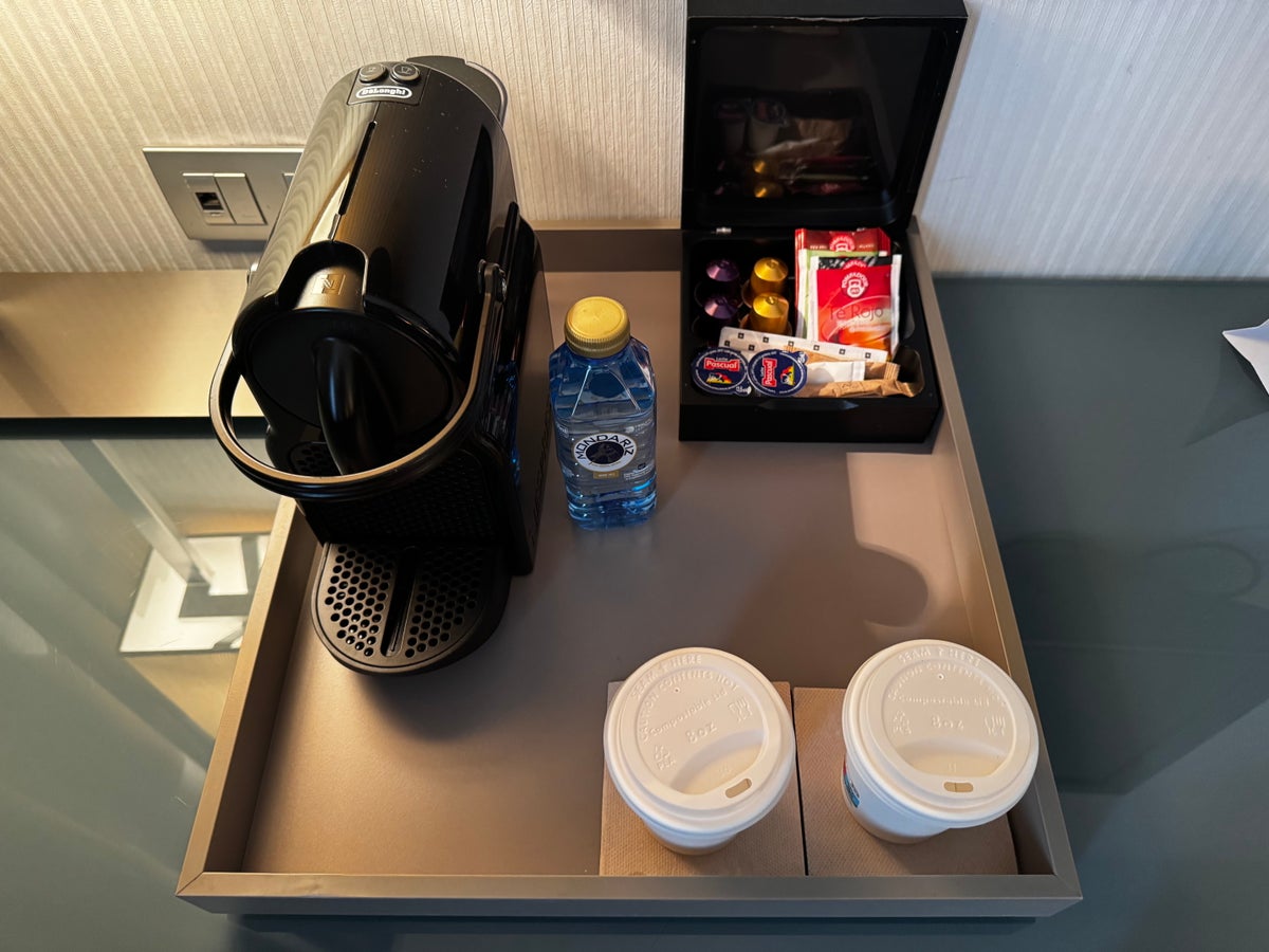 AC Hotel Murcia bedroom minibar
