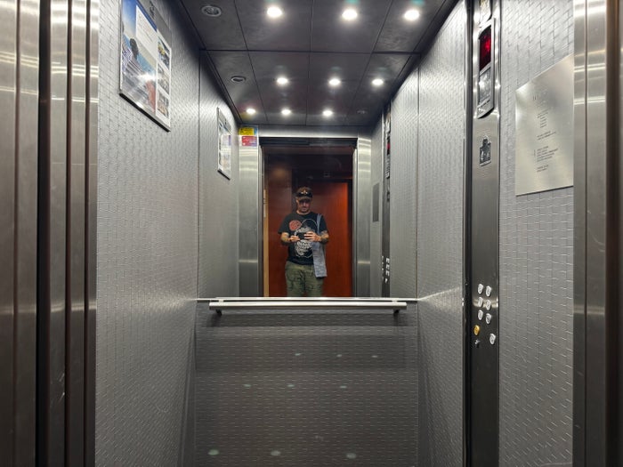 AC Hotel Murcia elevator interior