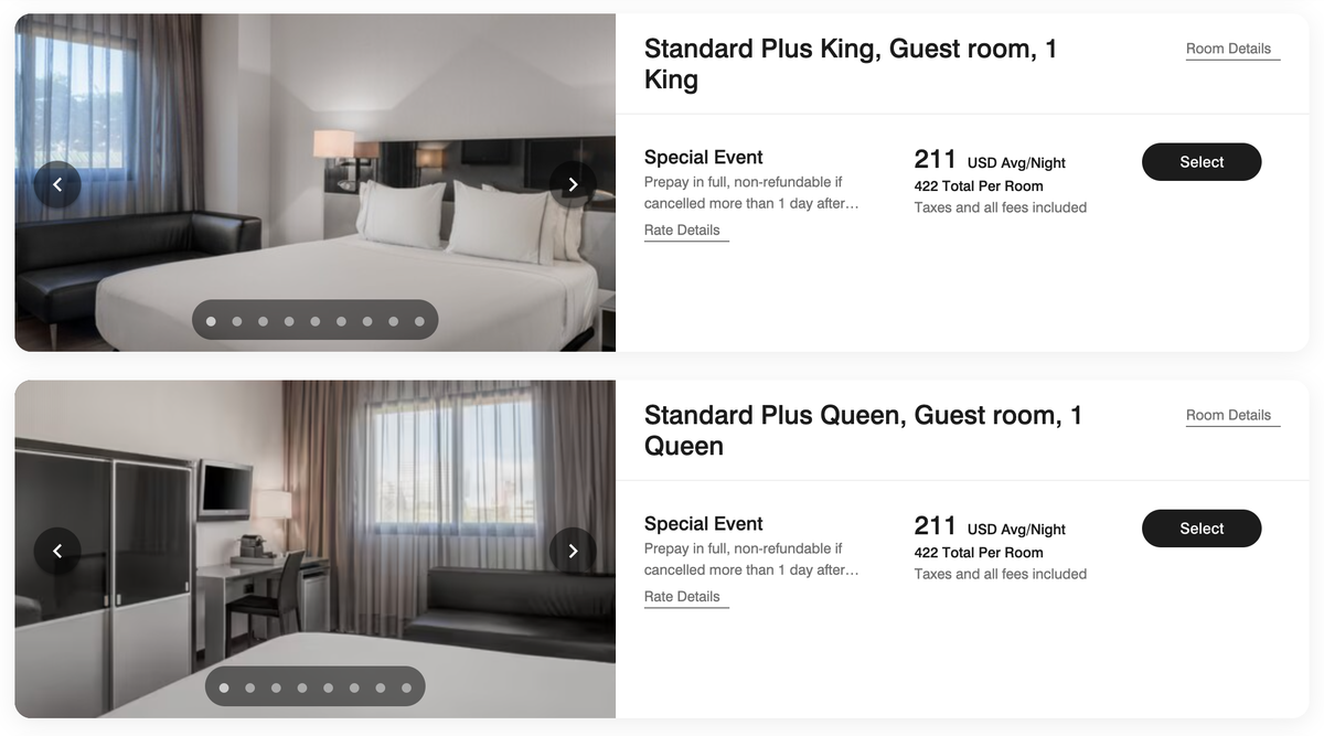 AC Hotel Murcia premium room rates