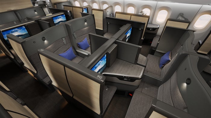 ANA The Room FX 787 business class cabin ANA The Room FX 787 business class cabin