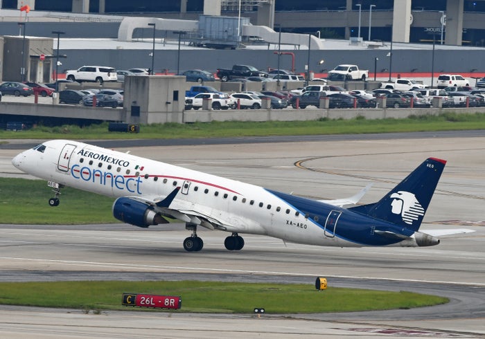 Aeromexico Connect E190 Takeoff ATL Aeromexico Connect E190 Takeoff ATL