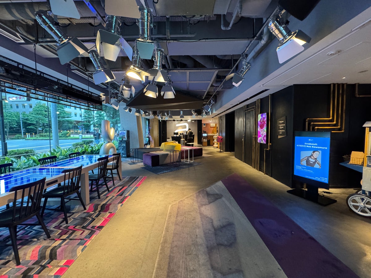 Aloft Tokyo Ginza Lobby entrance