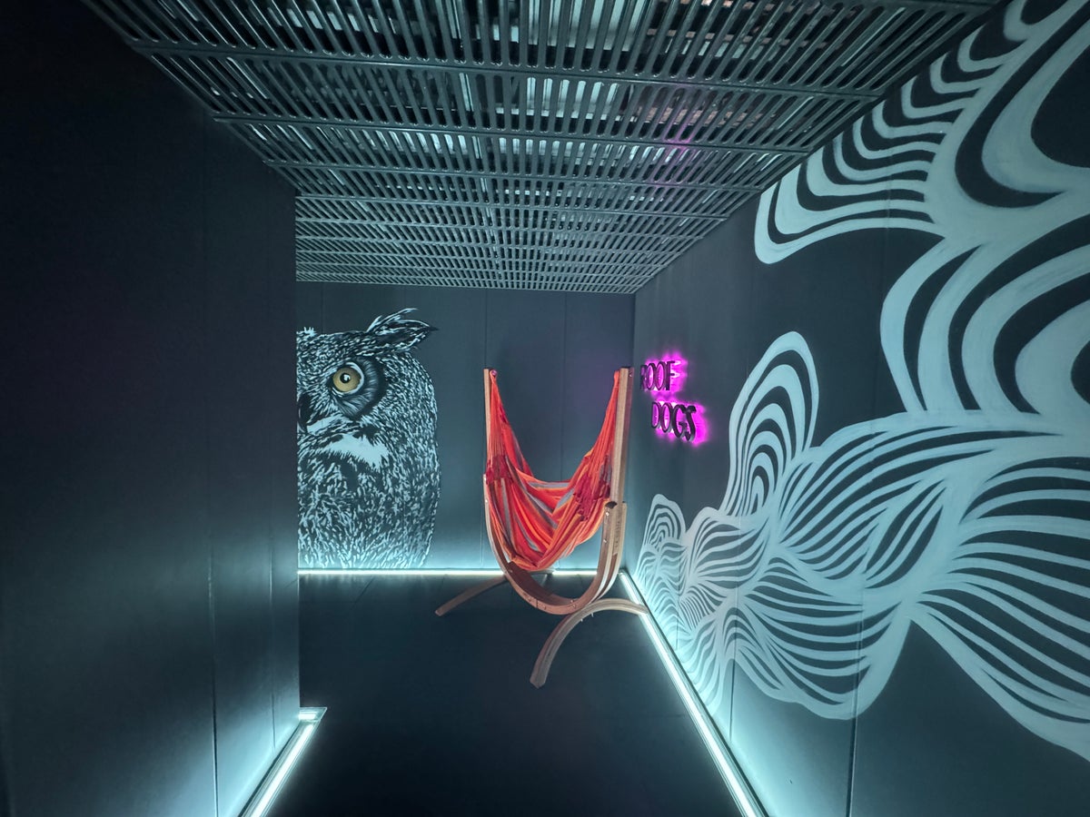Aloft Tokyo Ginza Rooftop Hallway