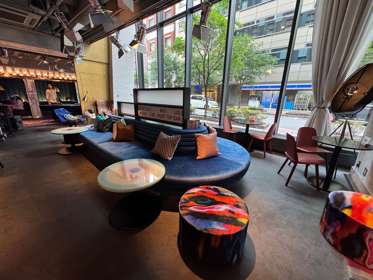 Aloft Tokyo Ginza XYZ Bar seating
