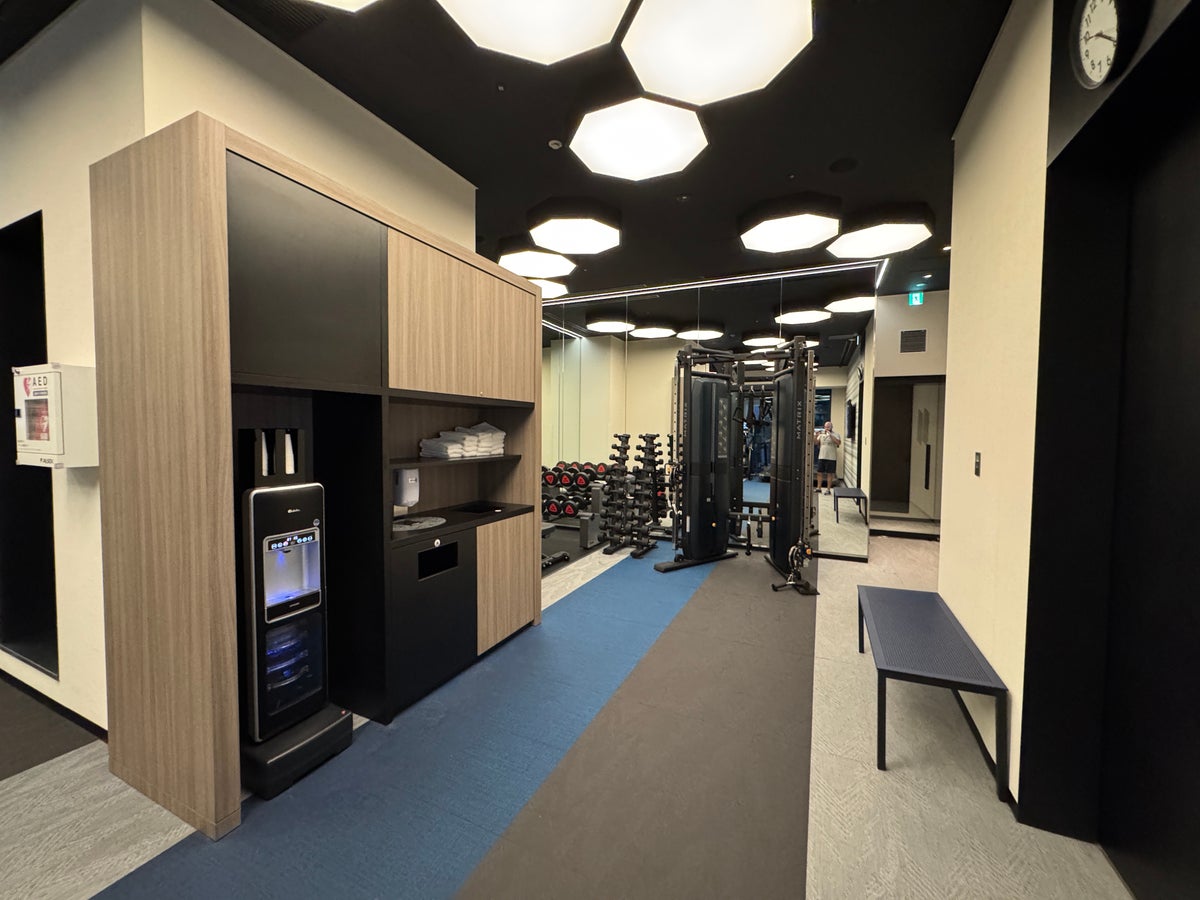 Aloft Tokyo Ginza fitness center space