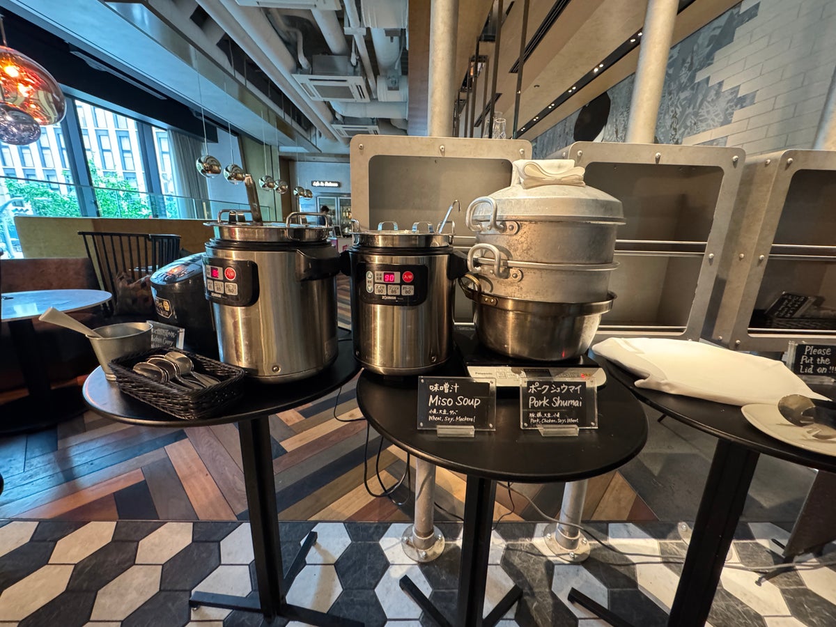 Aloft Tokyo Ginza japanese items breakfast