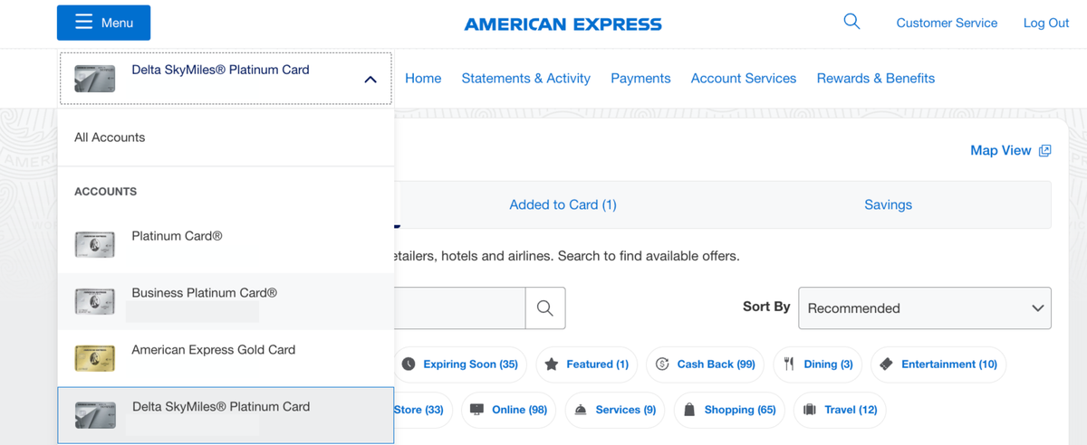 Amex Account