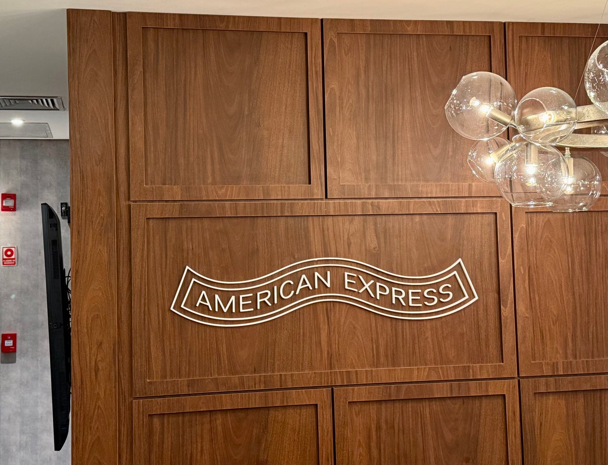 Amex Centurion Lounge Sao Paulo Amex sign