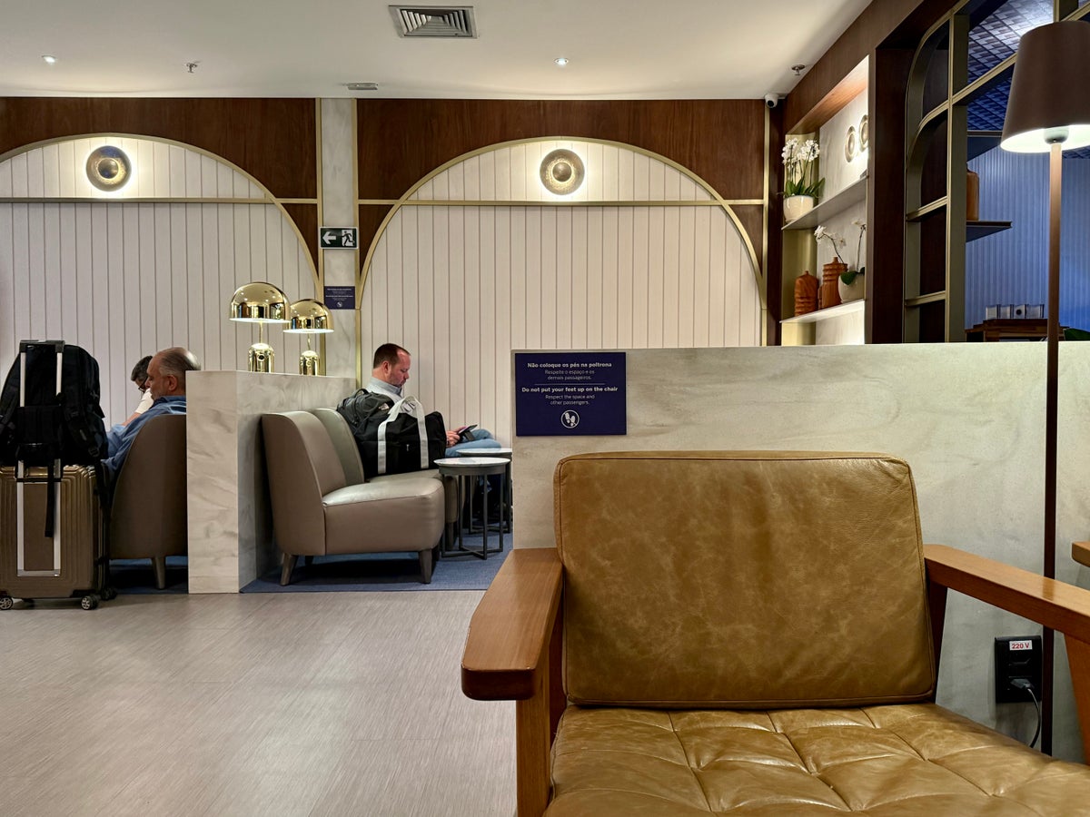 Amex Centurion Lounge Sao Paulo lounge area
