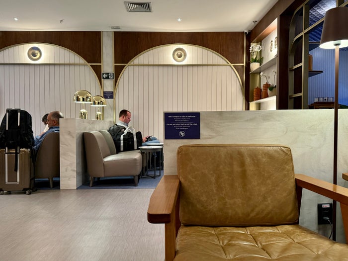 Amex Centurion Lounge Sao Paulo lounge area Amex Centurion Lounge Sao Paulo lounge area