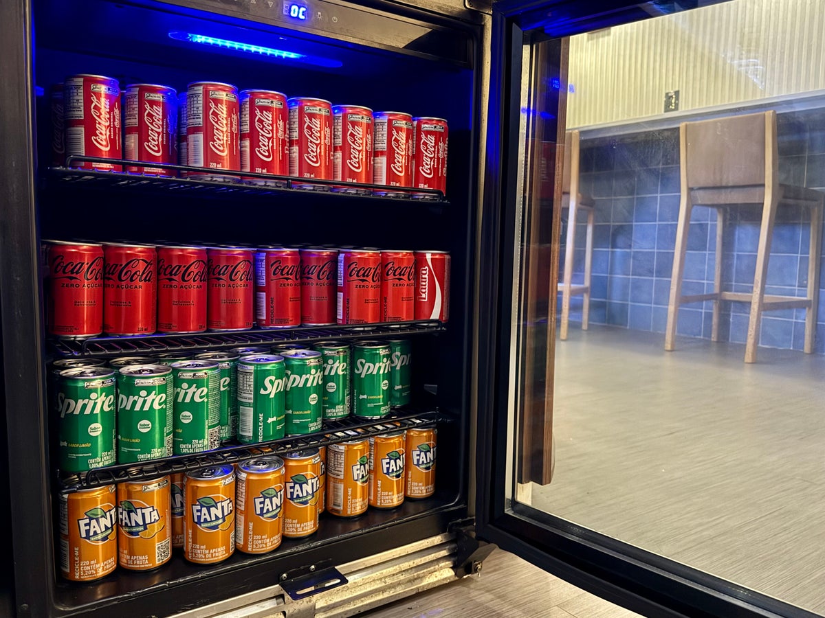 Amex Centurion Lounge Sao Paulo more soda