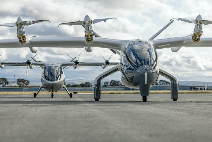 Archer Midnight and Maker electric aircraft Archer Midnight and Maker electric aircraft