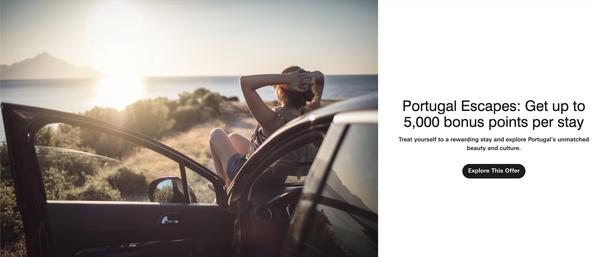 Bonvoy 5000 bonus points Portugal 2025