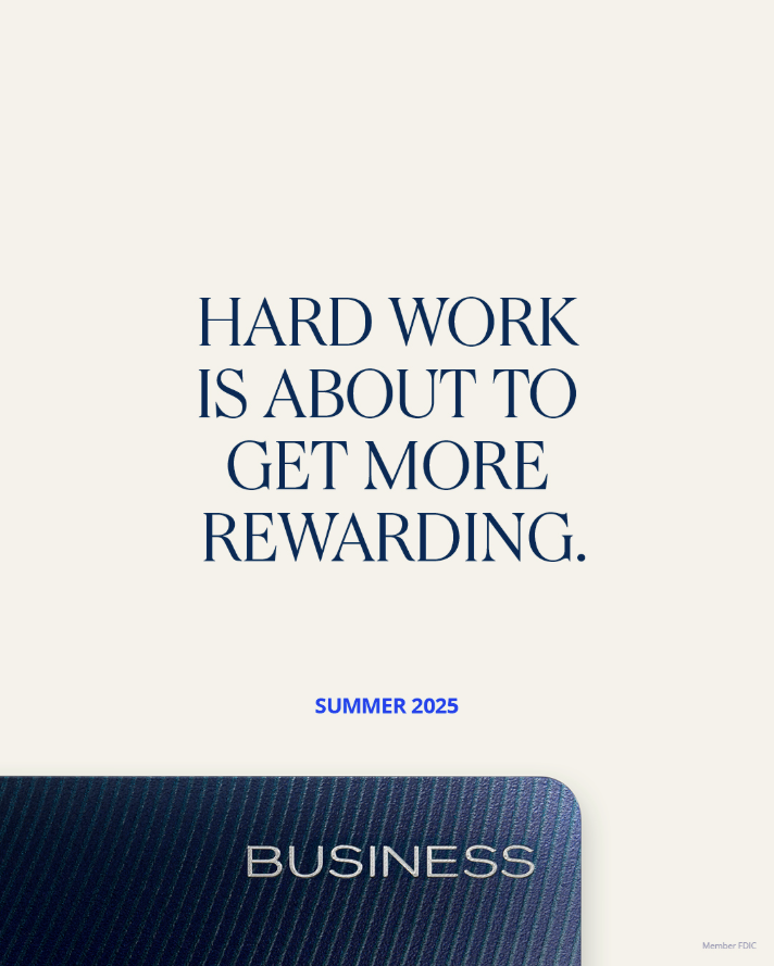 Chase Sapphire Instagram business card teaser