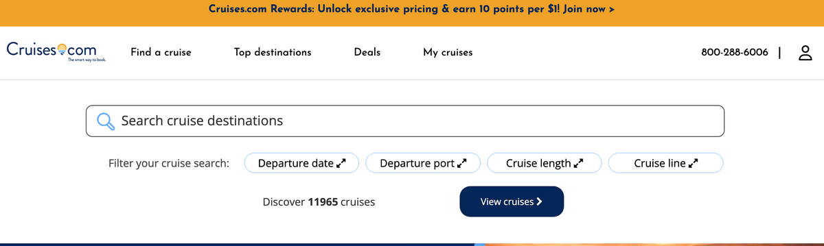 Cruises.com Booking
