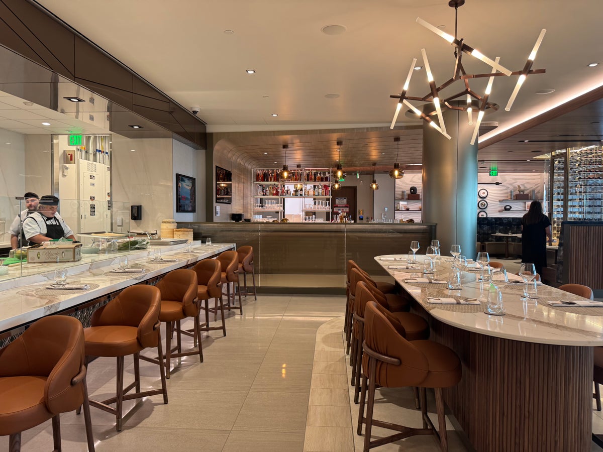 Delta One Lounge SEA Dining Kitchen