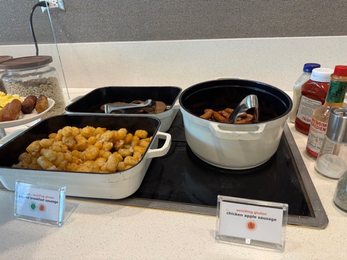 Delta Sky Club SFO Breakfast Items Delta Sky Club SFO Breakfast Items