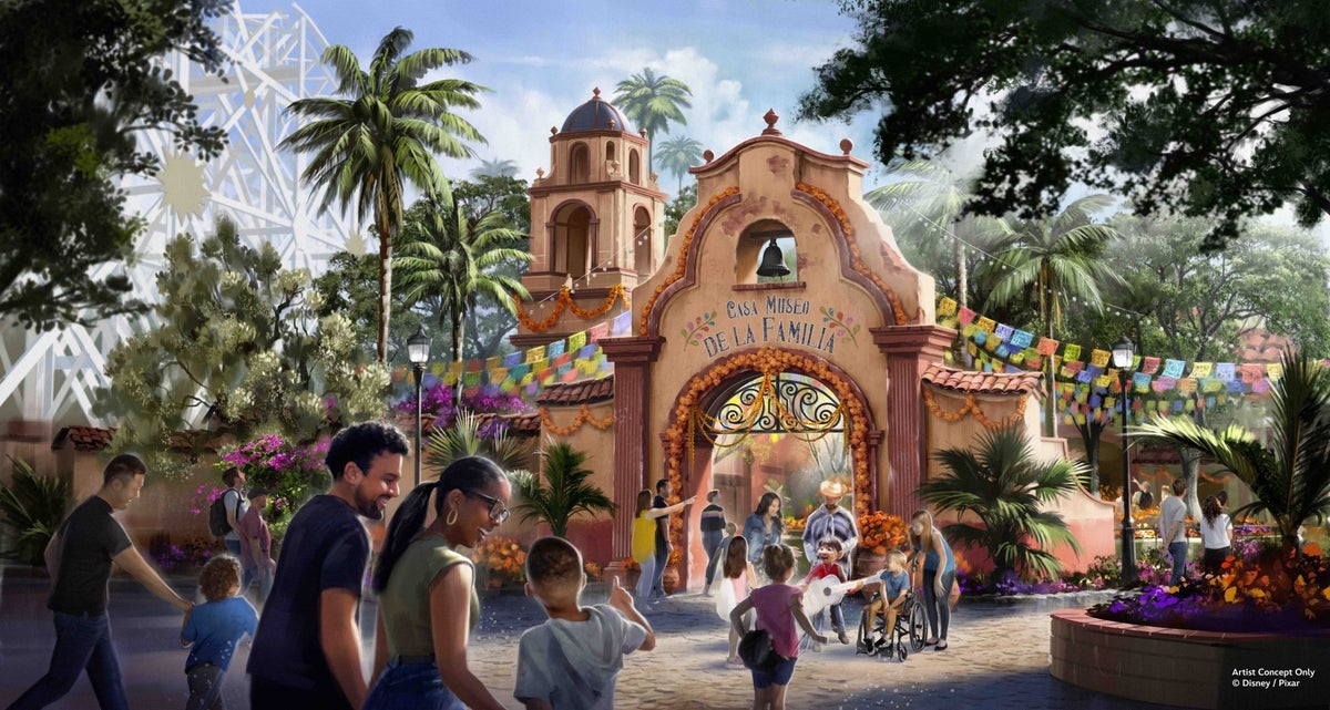 Disneyland Artist Concept Coco Attraction