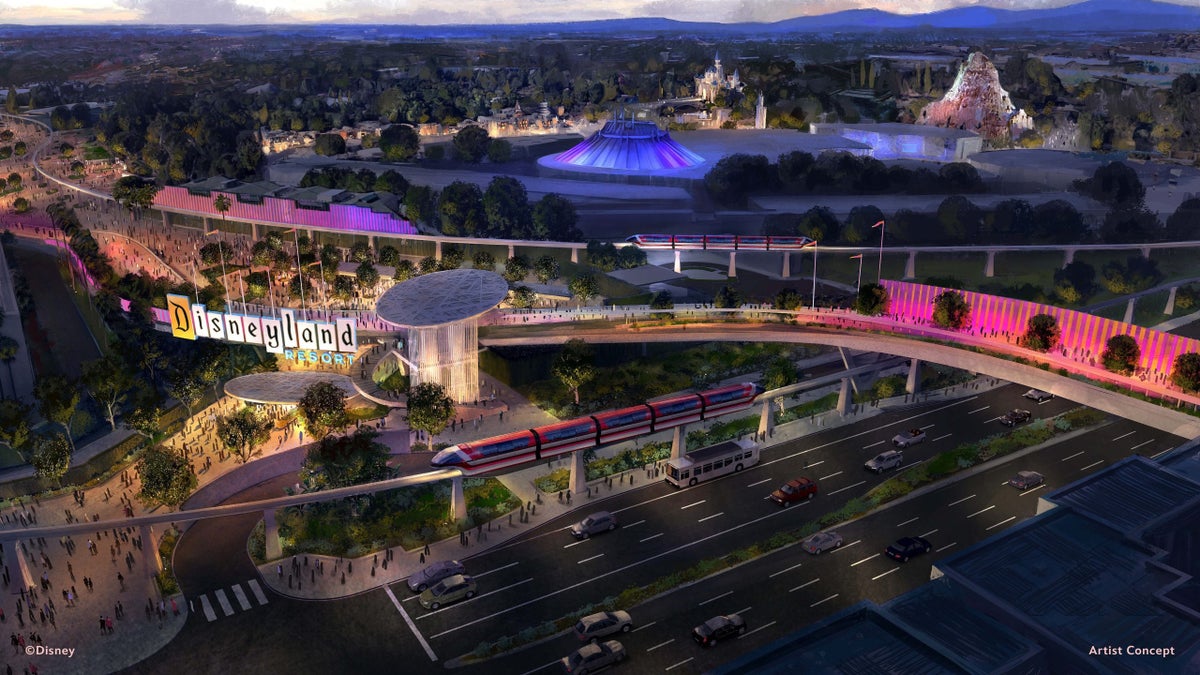 Disneyland Artist Concept Transportation Hub