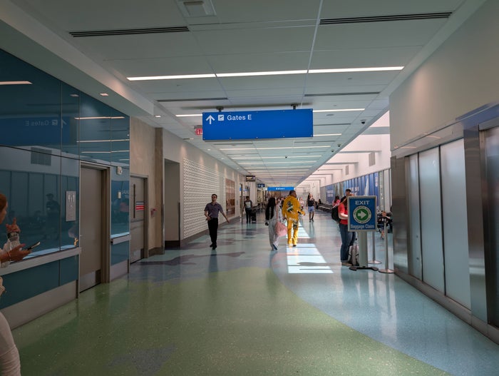 Escape Lounge FLL Terminal sign