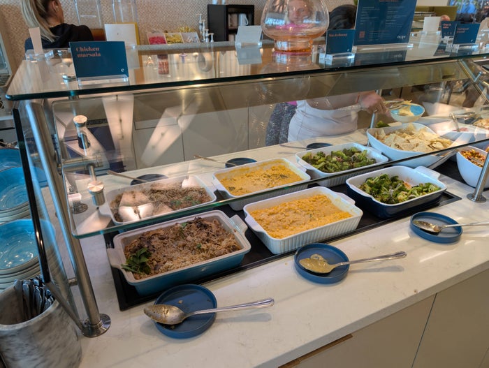 Escape Lounge FLL food and beverages hot buffet