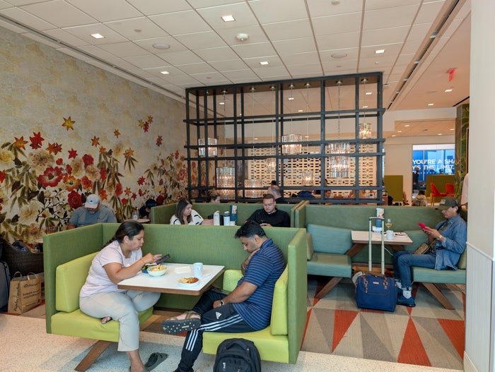 Escape Lounge FLL seating back area