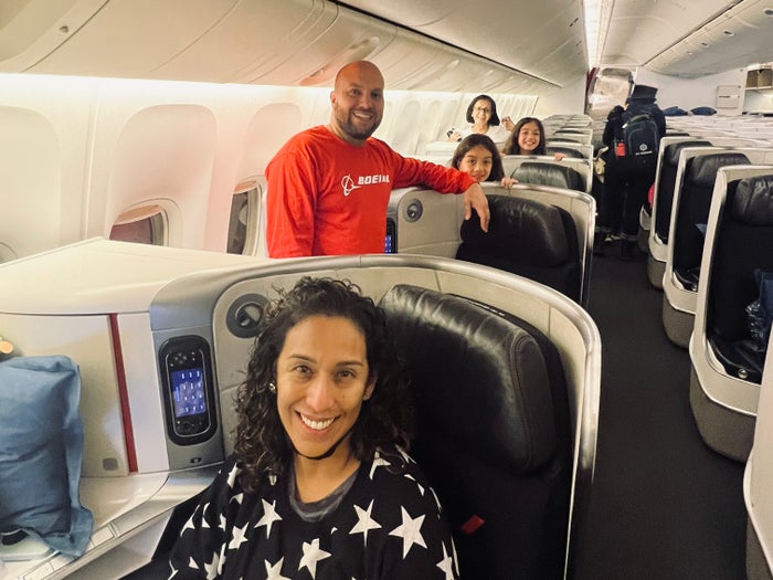 Family Air France Business Class Family Air France Business Class
