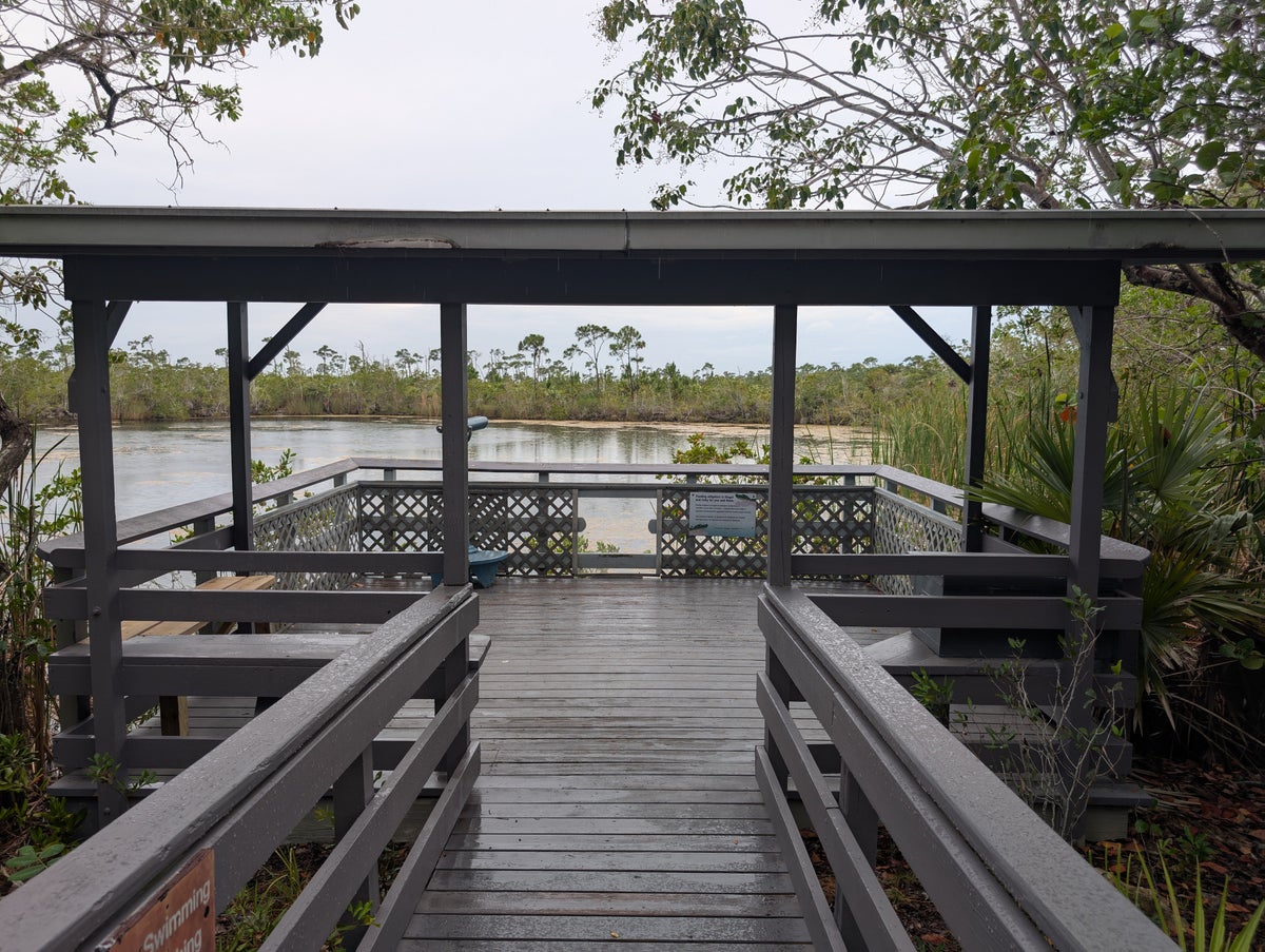 Florida Overseas Highway road trip Blue Hole Observation Point deck