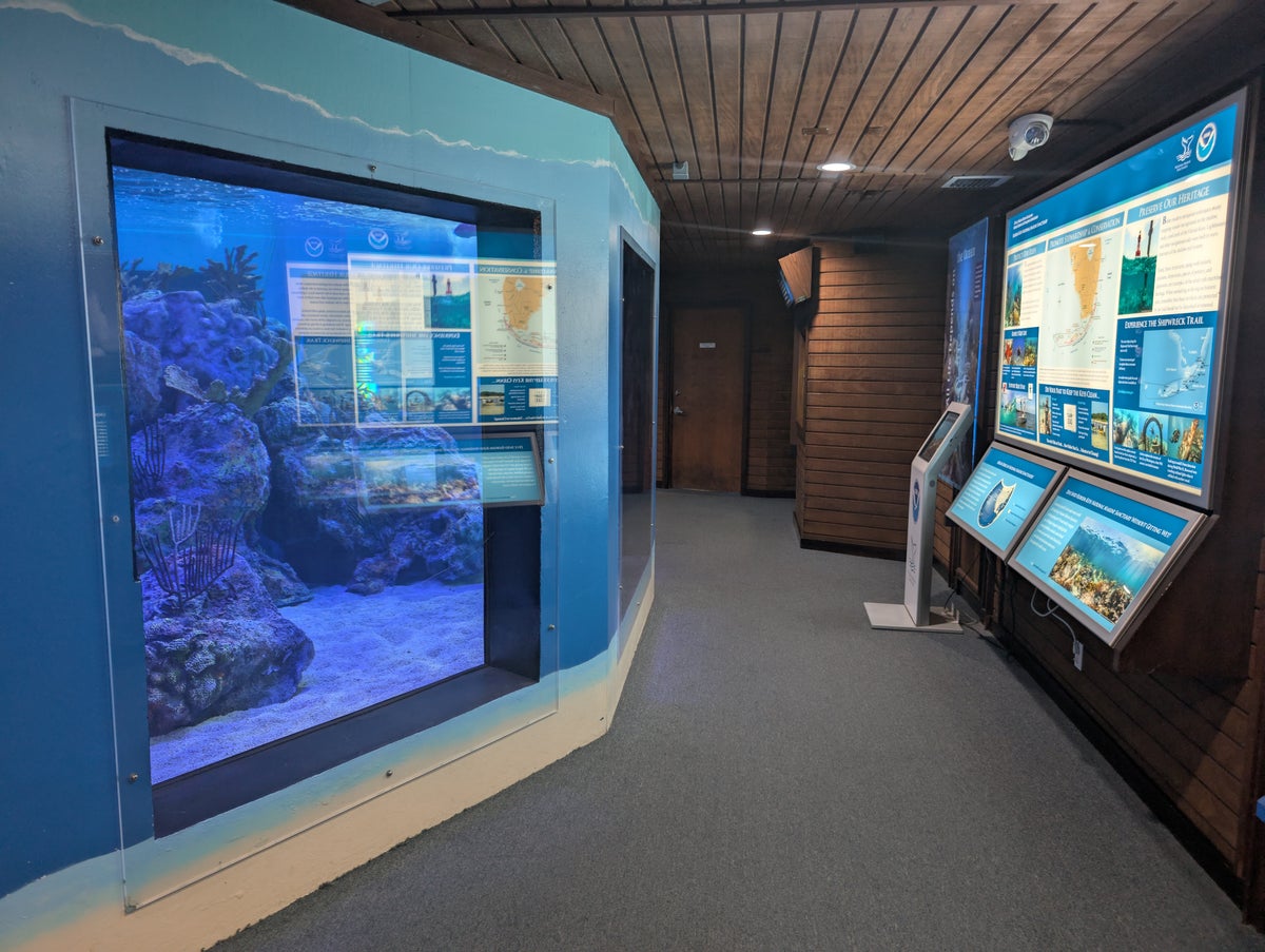 Florida Overseas Highway road trip John Pennekamp State Park exhibits