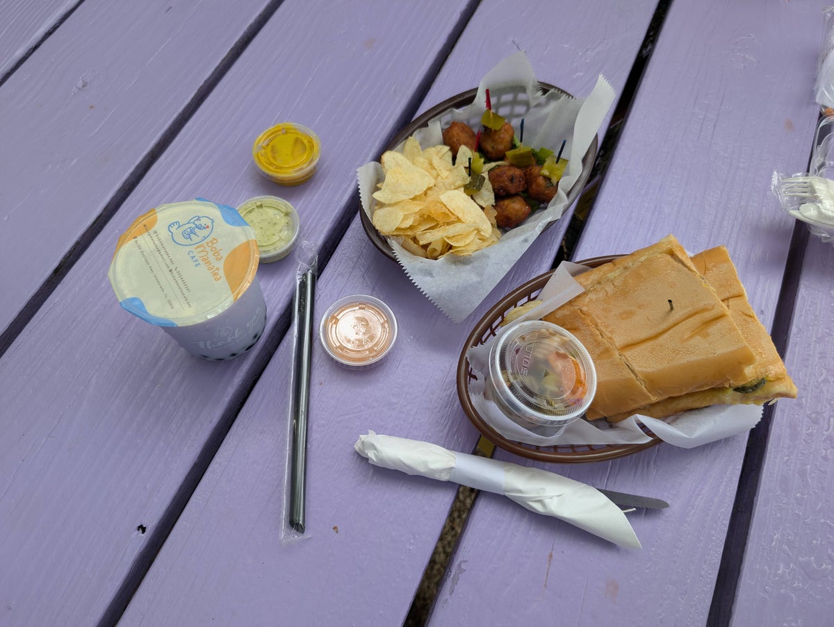 Florida Overseas Highway road trip Rain Barrel Village Cuban sandwich and conch fritters