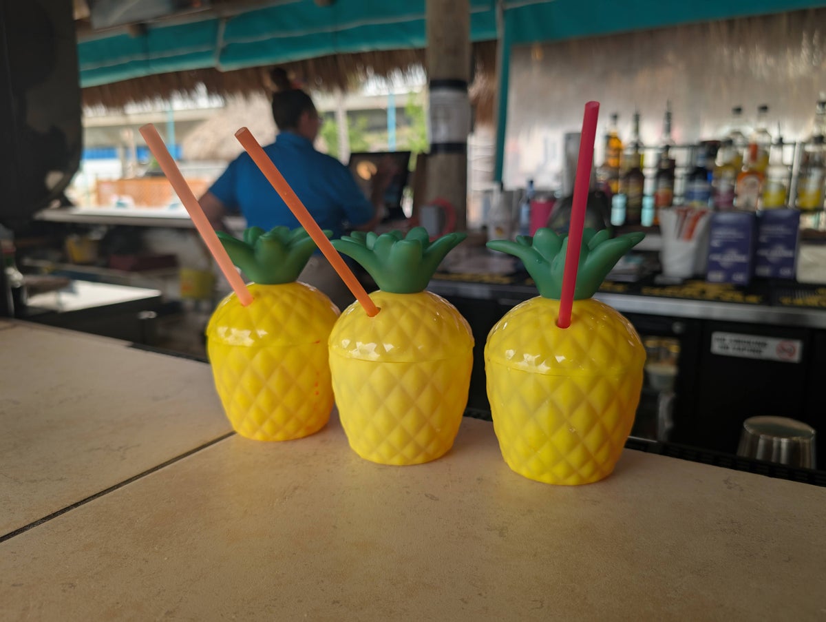 Florida Overseas Highway road trip Sunset Grille kids drinks